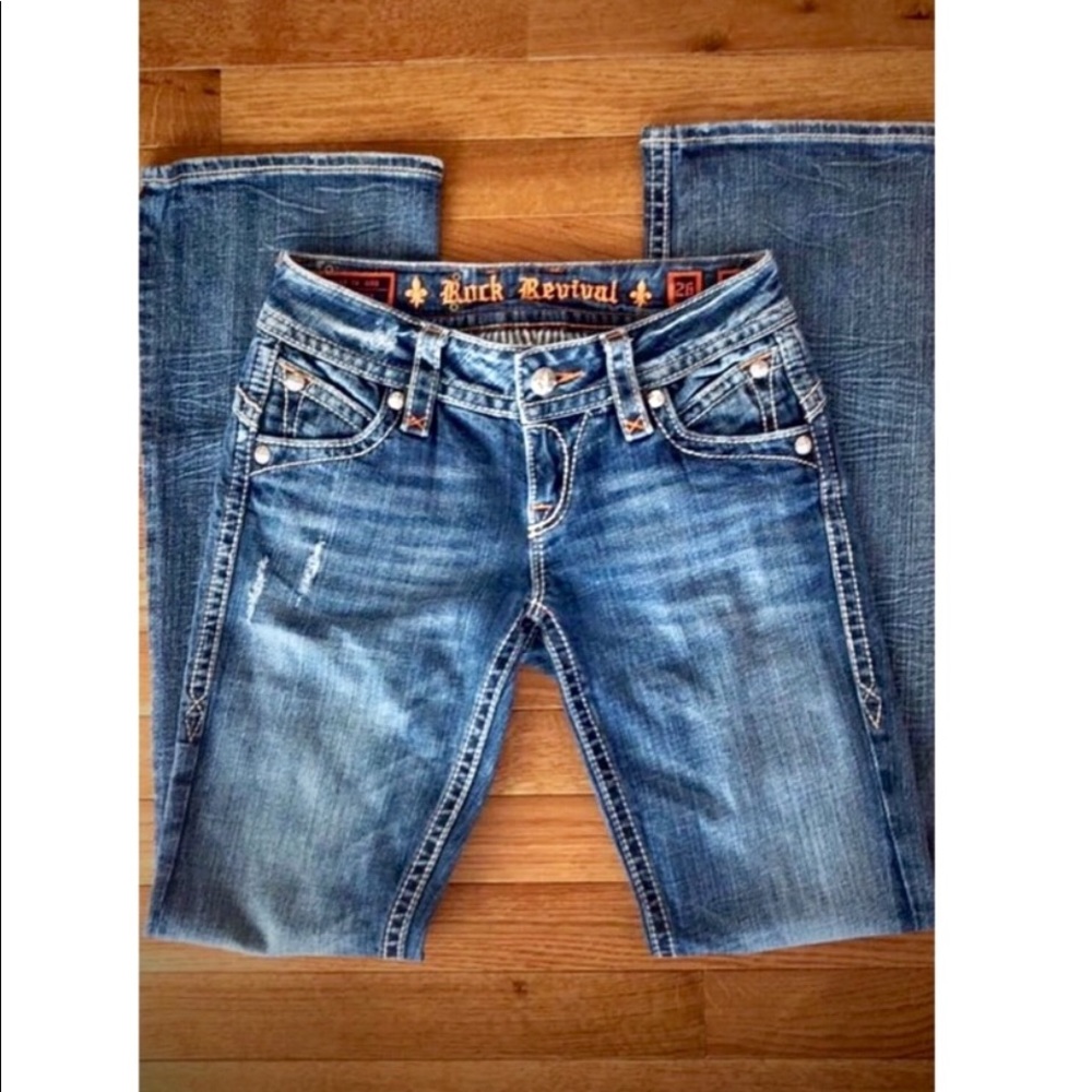 Women’s Rock Revival Stephanie Boot Jeans Size 26
